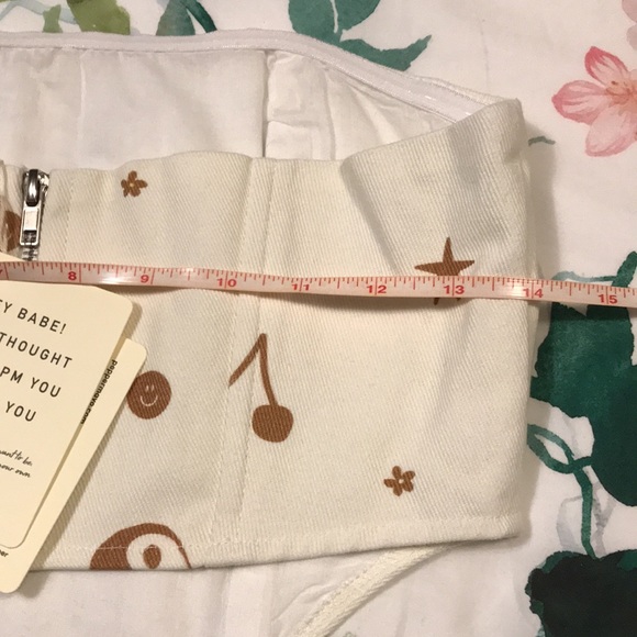 💖 HOSTPICK Fashion Flashback Bustier - Chocolate 90s Motif 🍫🍒🌸⚡️☯️ - Picture 11 of 14